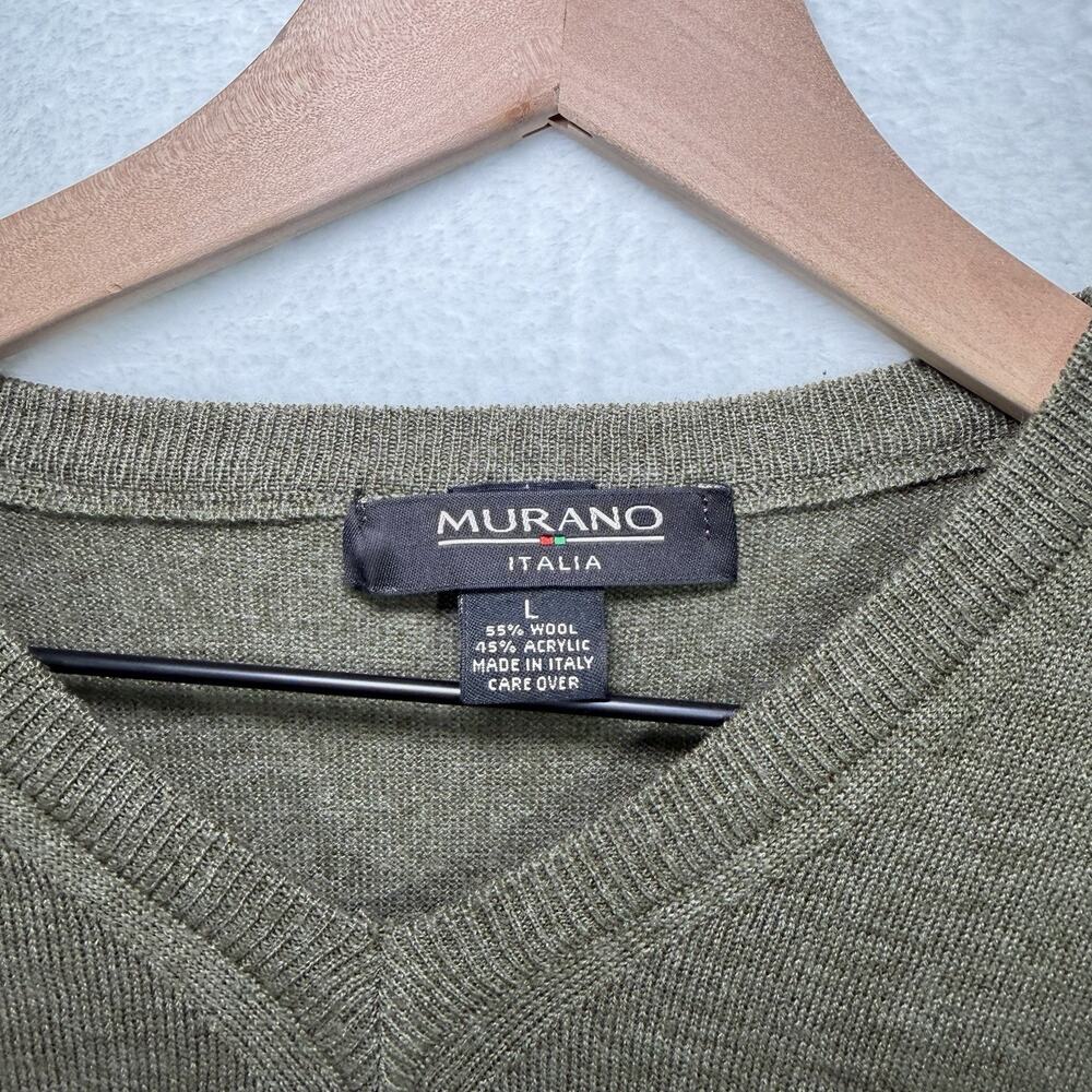 Murano Modern Performance V Neck Pullover Sweater… - image 3